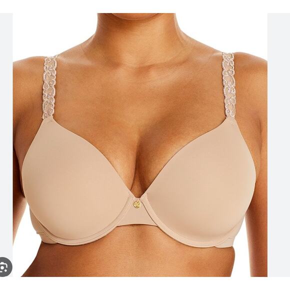 NATORI Pure Luxe Contour Nude Bra Size 34DDD - Picture 1 of 7